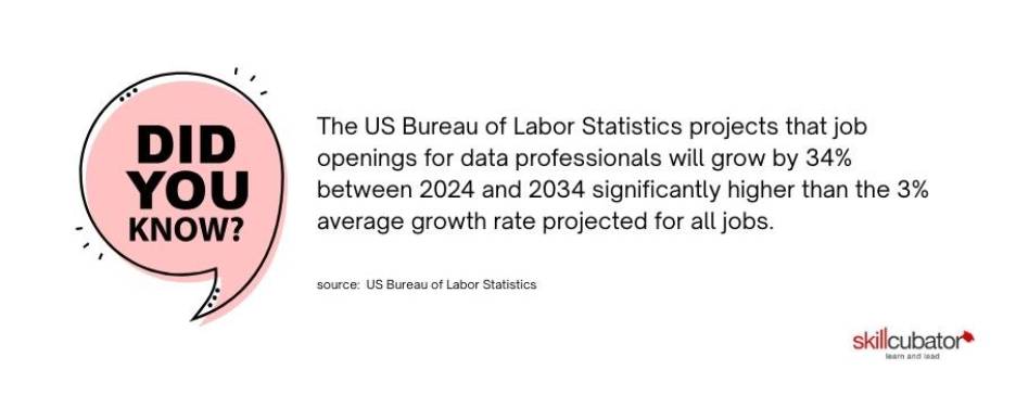 Scope of Data Professionals Statistics - Skillcubator